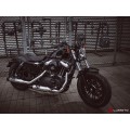 LUIMOTO (Hex-Diamond) Rider Seat Covers for the HARLEY DAVIDSON IRON 1200 (2018+)